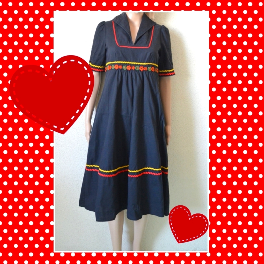 1960s Swedish vintage EWO MODELL dress
